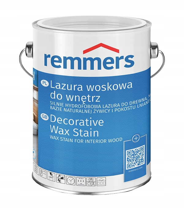 

Lazura woskowa do wnętrz Remmers 10L Bezbarwny