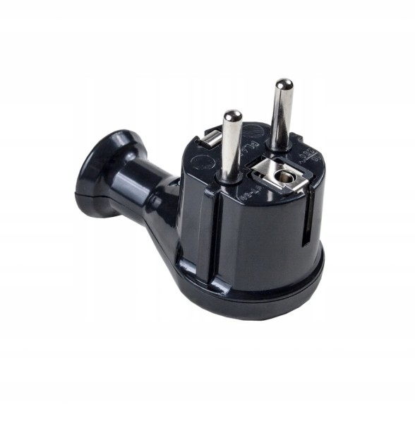 

Wtyczka Kątowa Schuko WT-50 Czarna Taaj