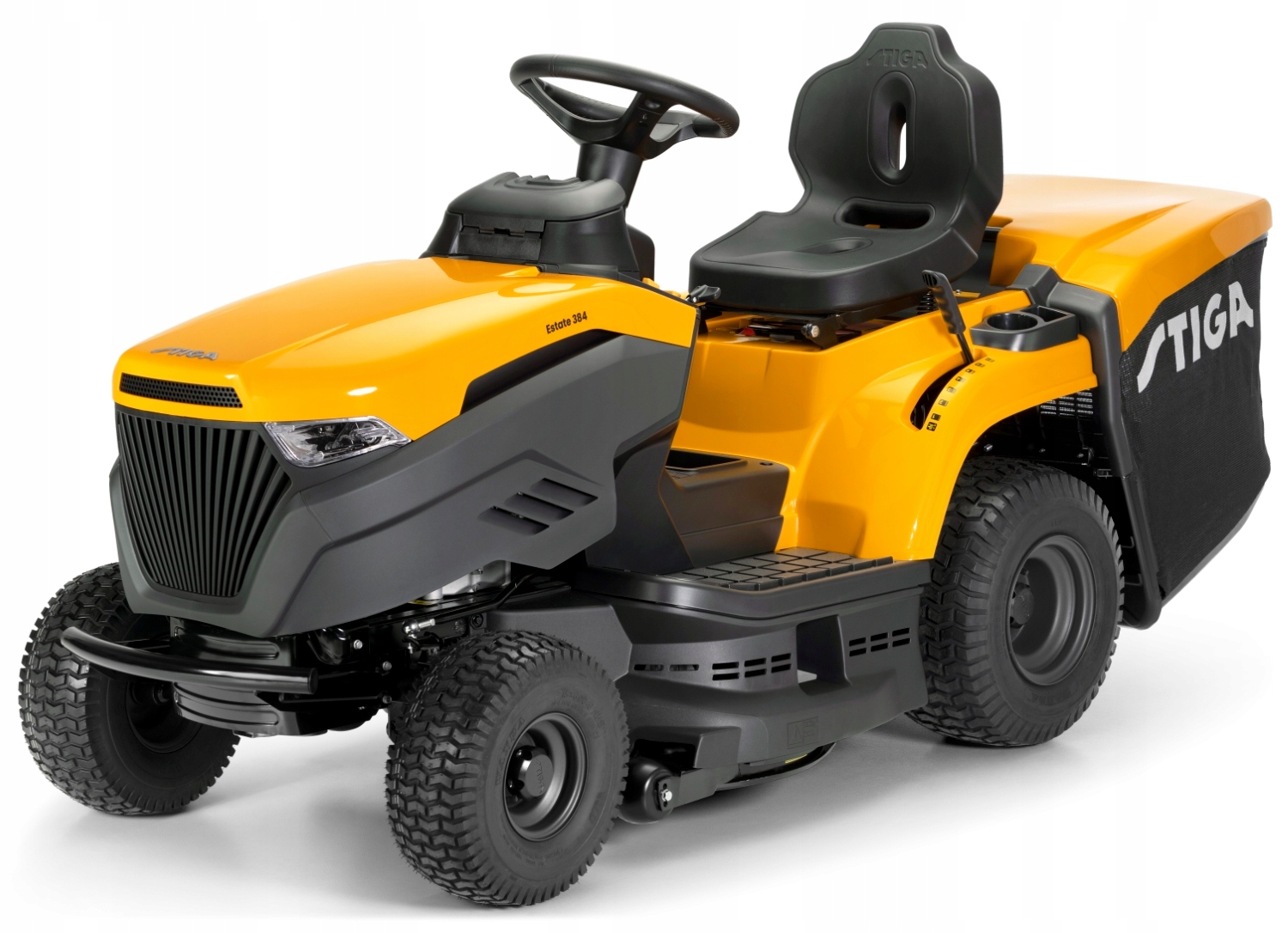 Traktor Ogrodowy STIGA Estate 384 Hydrostat MAX 15 KM NOWOŚĆ FOTEL SCHOWEK Kod producenta 2T2100481/ST1