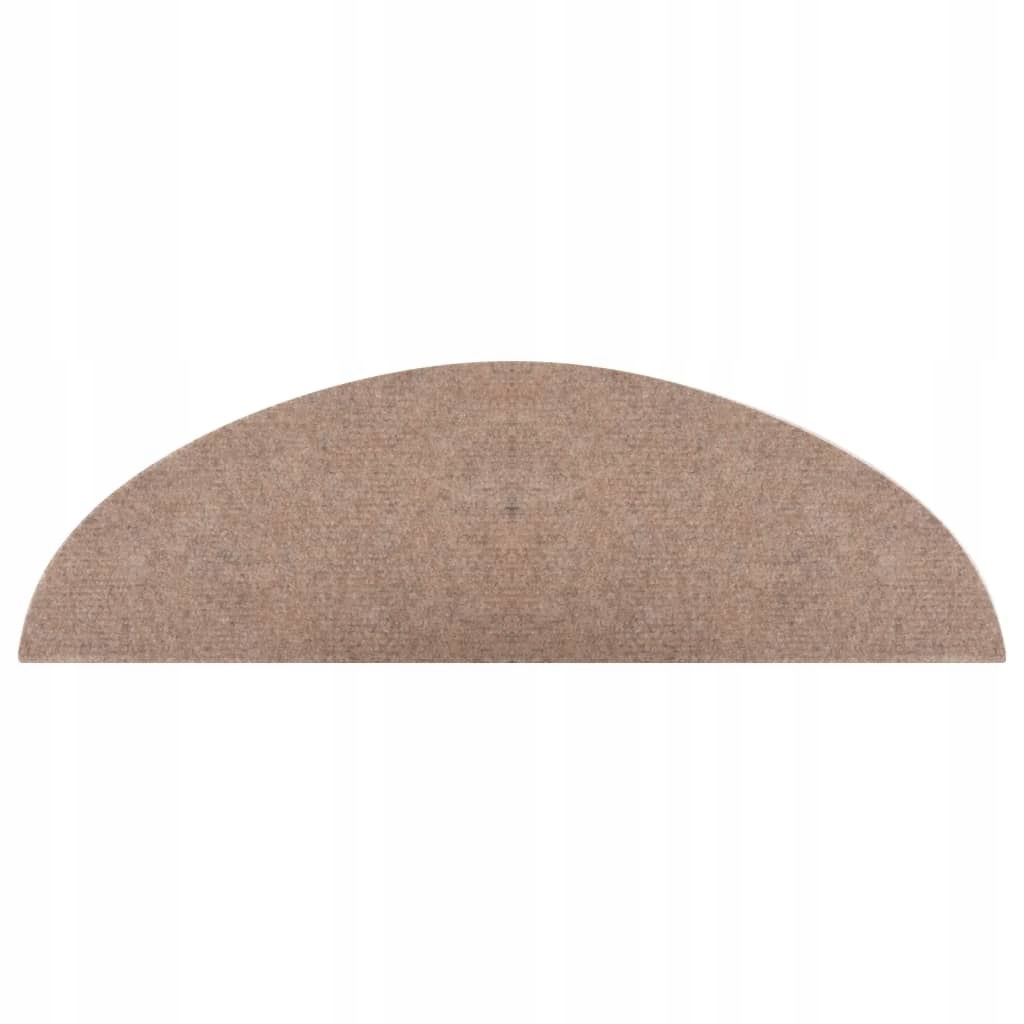 SAMOPRZYLEPNE NAKŁADKI NA SCHODY 15 SZT 56X20CM BE Materiał tkanina