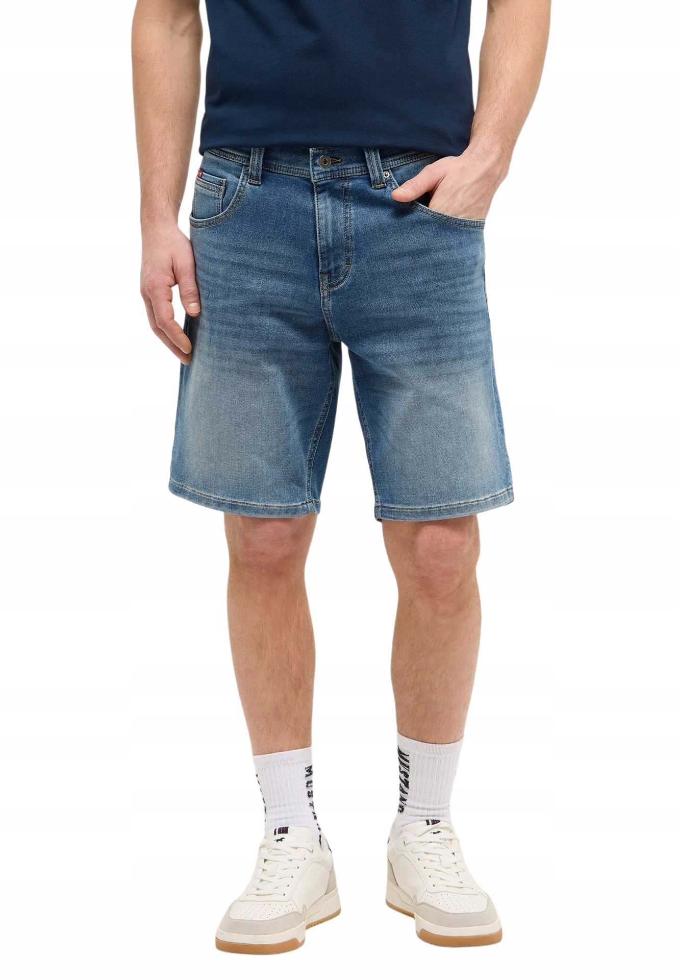 Mustang Krátké Kraťasy Shorty Jeans Modré Springfield vel. 30