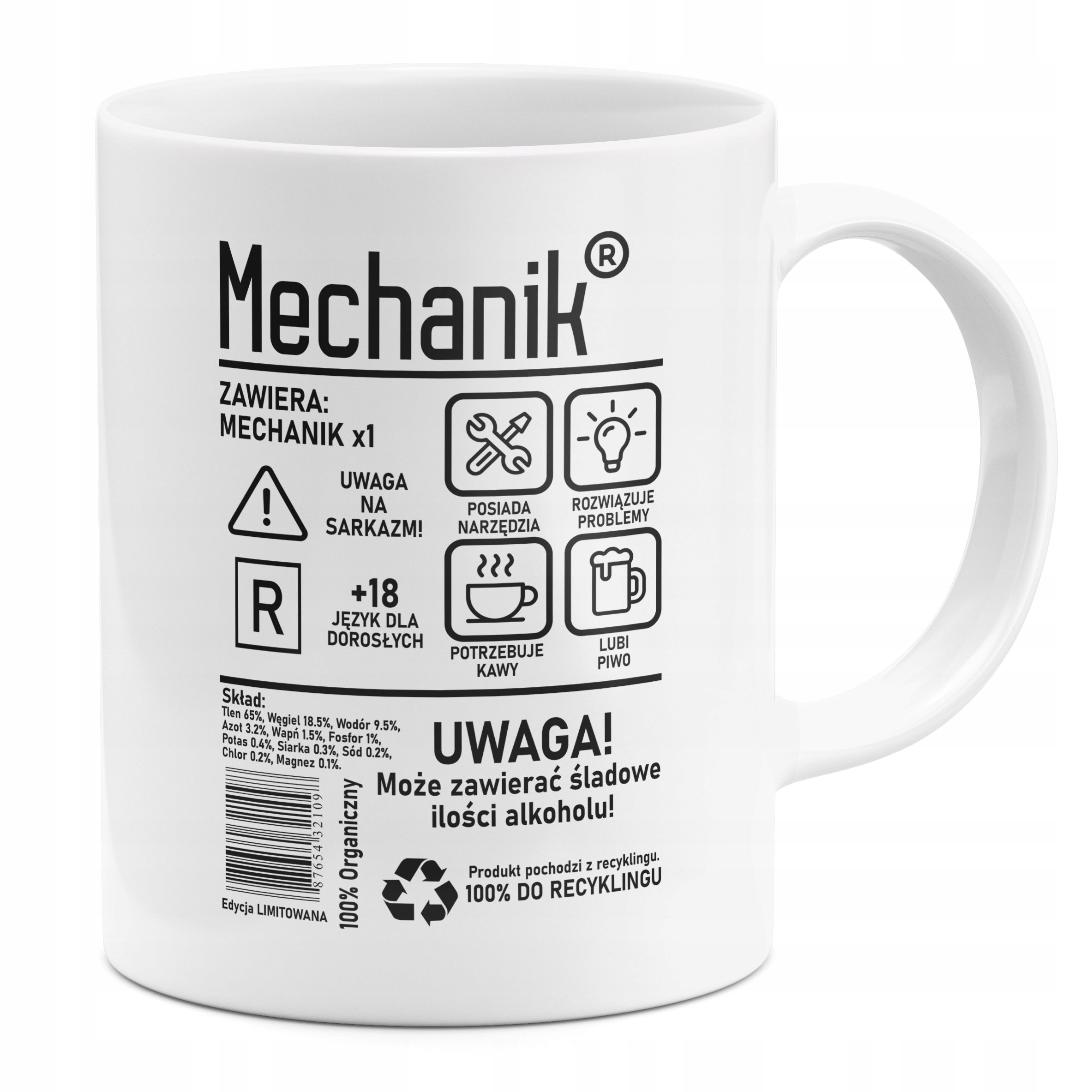 

Kubek Dla Mechanika Etykieta Mechanik