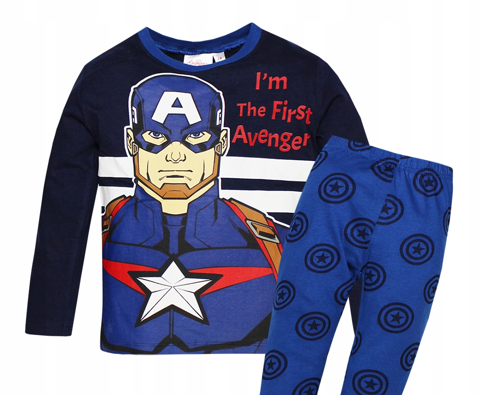 

Avengers Piżama Piżamka Chłopięca Kapitan 128