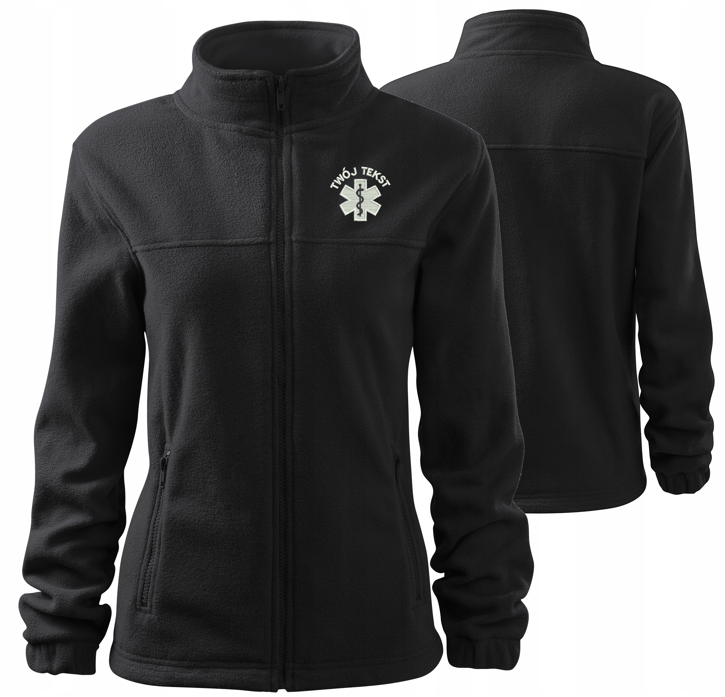 Polar damski Medyczny Twój Tekst M