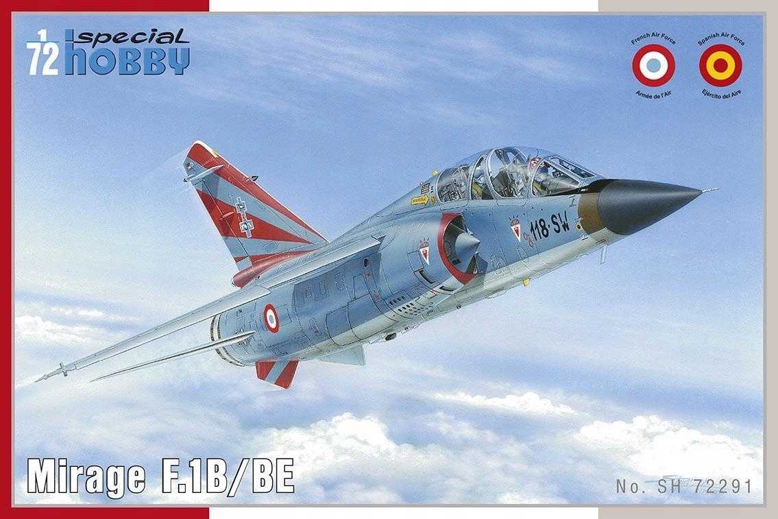 Mirage F.1B/BE Special Hobby SH72291 měřítko 1/72