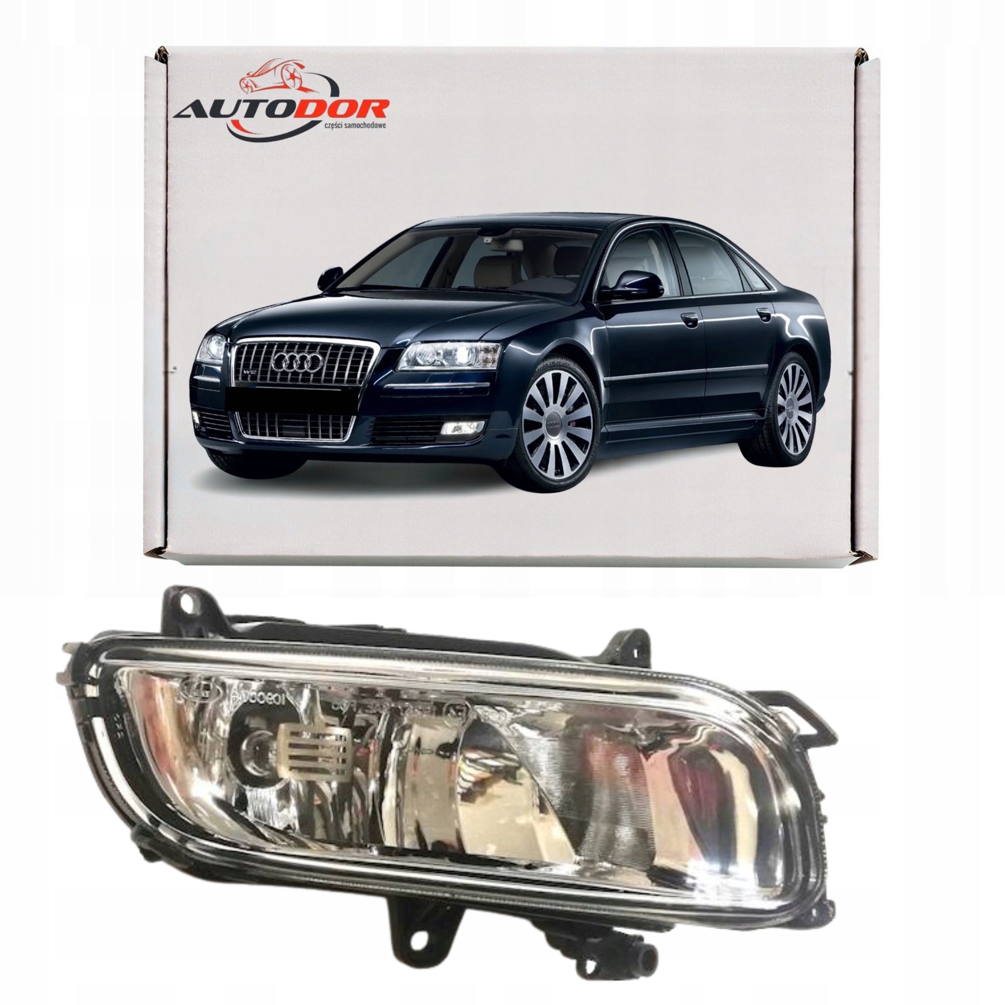 Audi A8 D3 2008-2010 Halogenová Pravá Mlhová Lampa Žárovka 4E0941700B