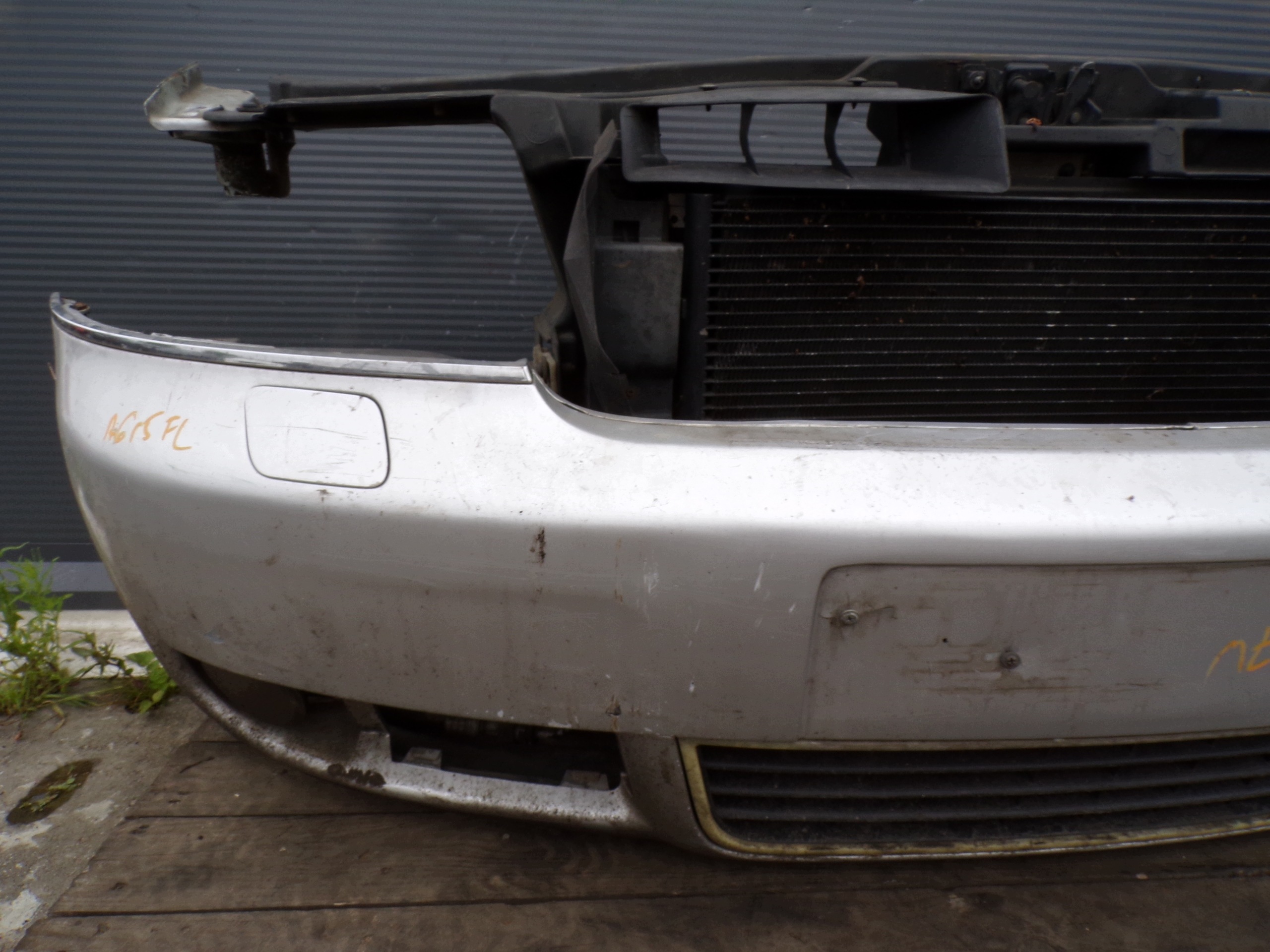 support panel for radiators CZOLOWKA pillar iron bumper AUDI A6 C5 LIFT colour LA7W