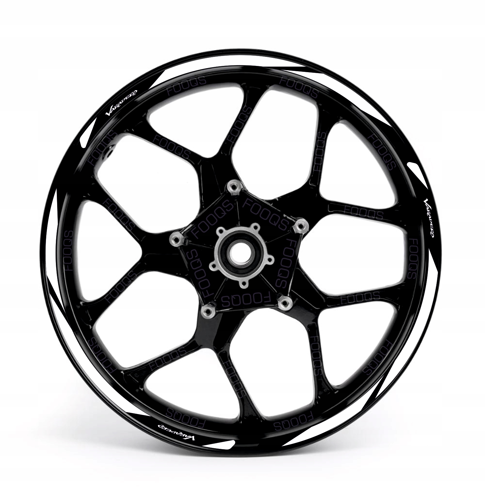 Samolepky Na Ráfky Juula Pro Honda XL Varadero Bílé