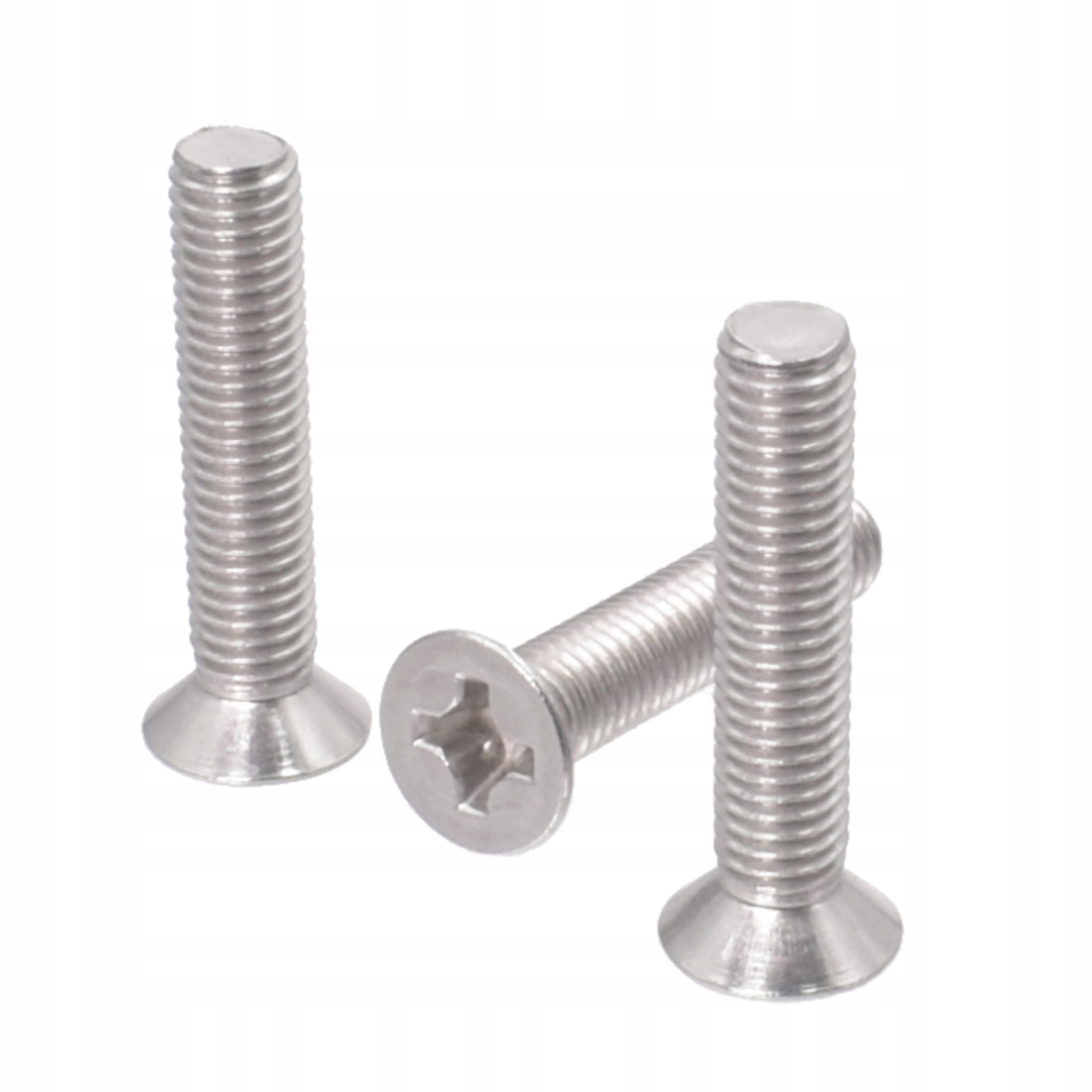 M2,5X20 ŚRUBA NIERDZEWNA STOŻEK STOŻKOWA KRZYŻAK 10szt