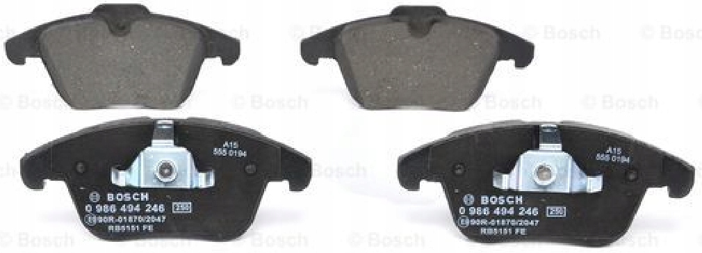 Klocki hamulcowe VOLVO V60 Producent części Bosch