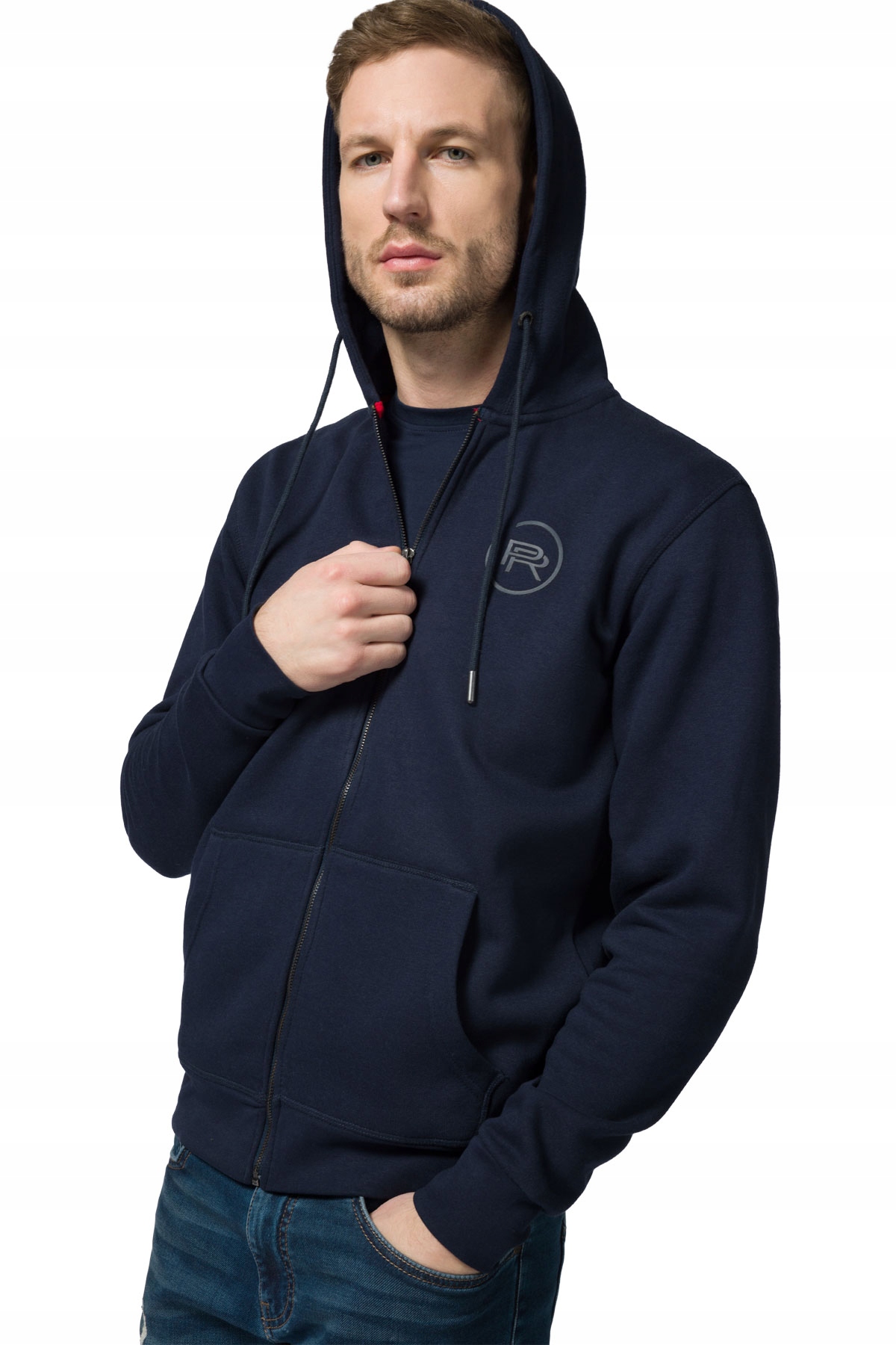 

Bluza Męska Granatowa z Kapturem Próchnik PM3 XL