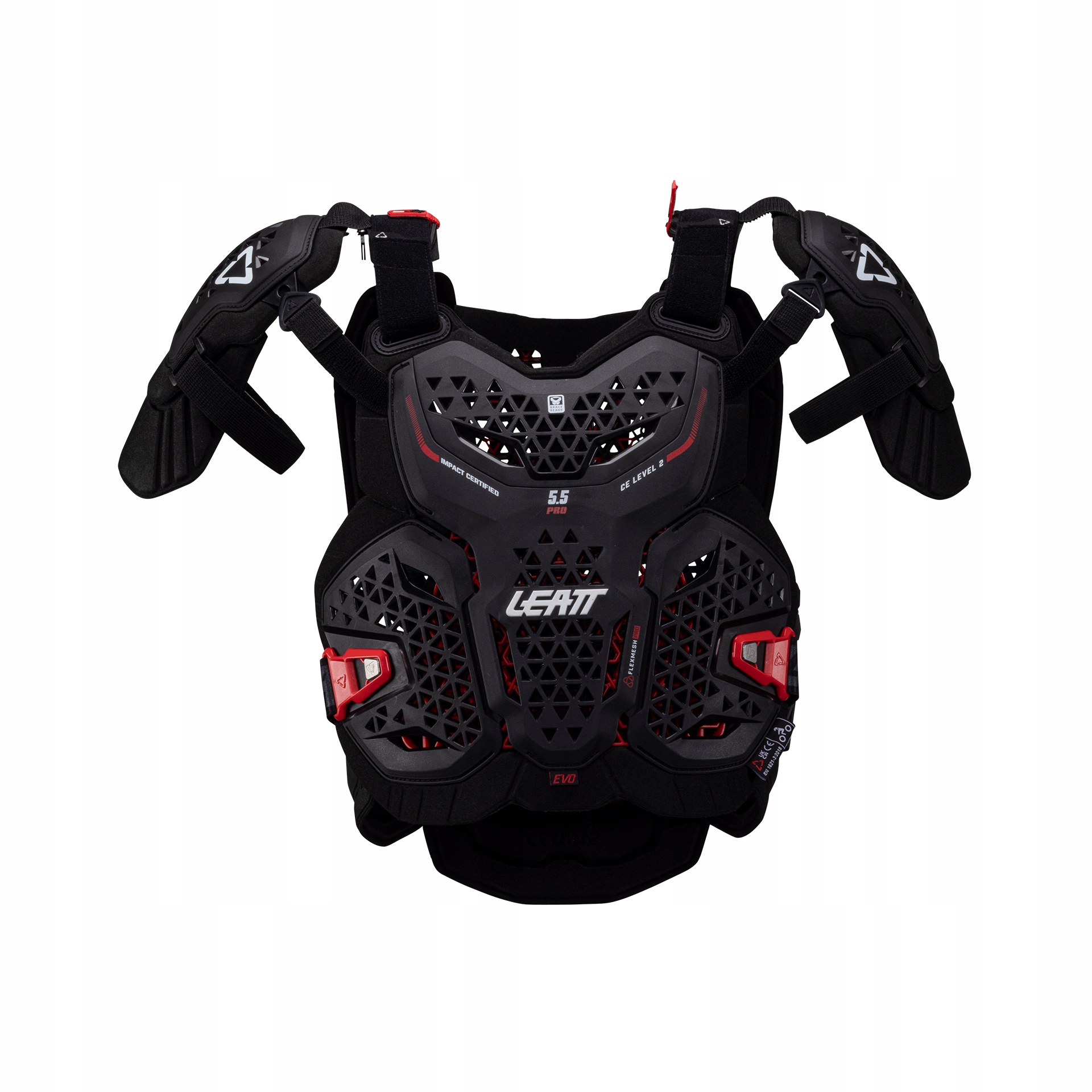 Buzer Leatt 5.5 Pro Evo Čierna (XXL)