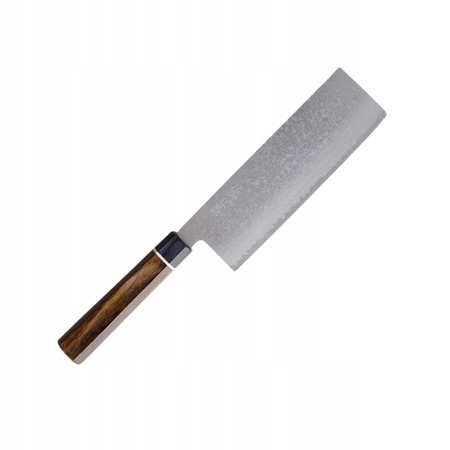 Nôž Nakiri Suncraft Senzo Black 170 mm VG-10 Damascus 61 Hrc BD-10