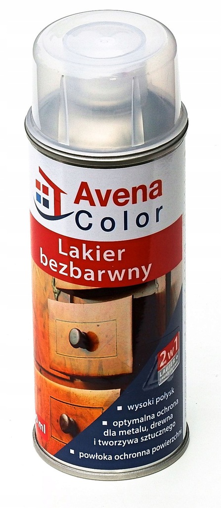 

Lakier bezbarwny 400ml spray Avena Color Niemiecki