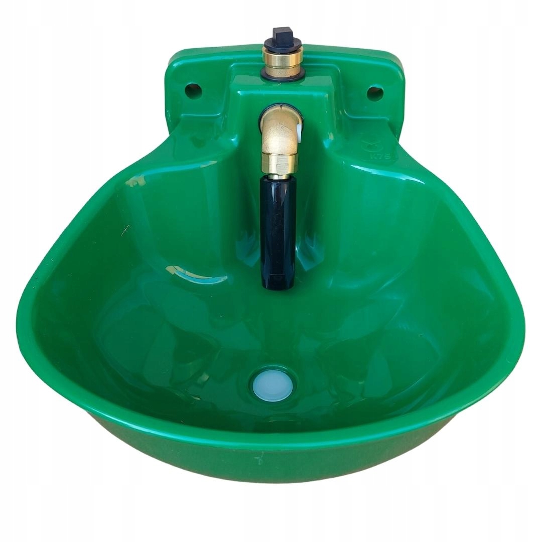 Poidło K75 z zaworem rurkowym dla koni itp+obejma Pojemność 2 l