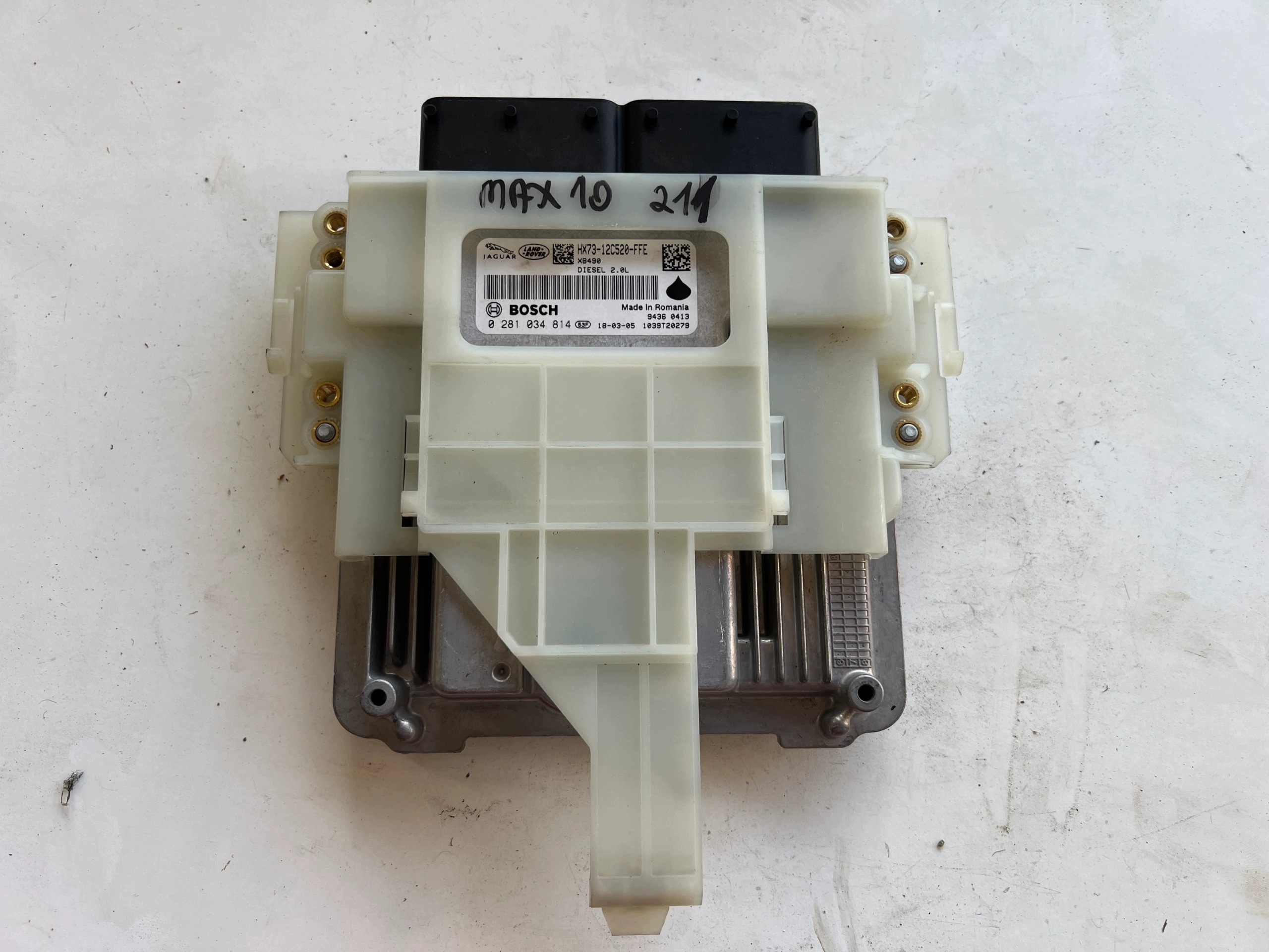 JAGUAR E-PACE 204DTD 2.0 HX73-12C520-FFE 0281034814 computer ECU