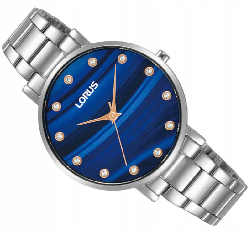 Dámské Vodotěsné Elegantní Ocelové Hodinky Lorus RG227VX9 Zirkony