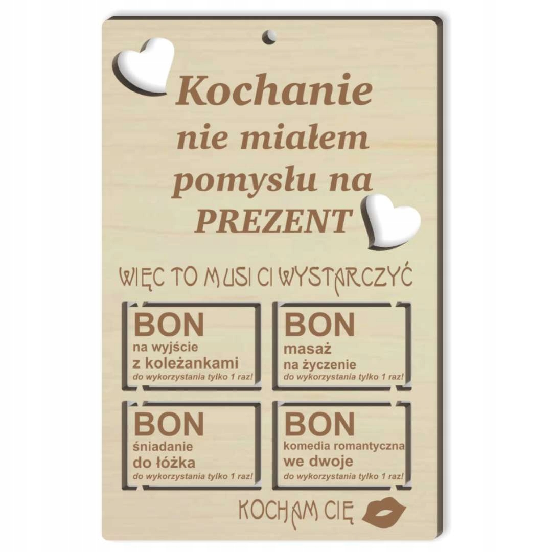 

Pocztówka z bonami Dla Kobiety pani Walentynki