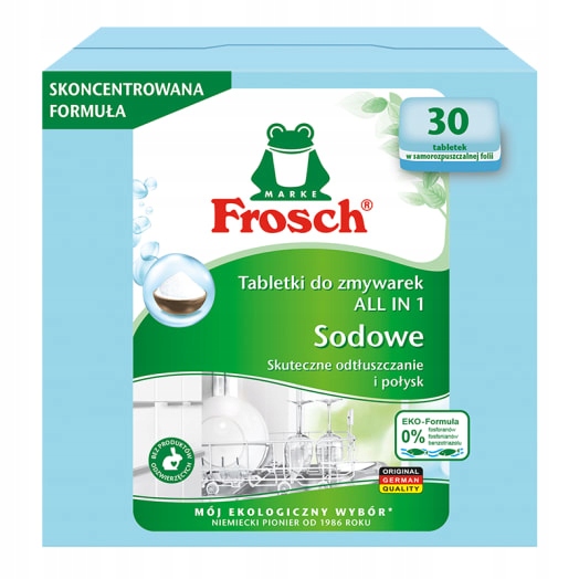 Levně 2x Frosch Se Sodou tablety do myčky 30 ks