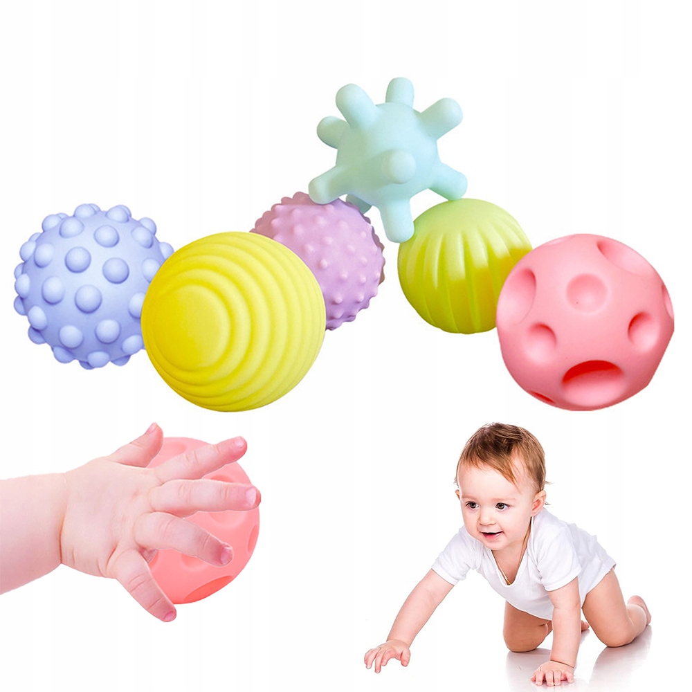 PIŁKI PIŁECZKI SENSORYCZNE BEZ DZIUREK ZABAWKA