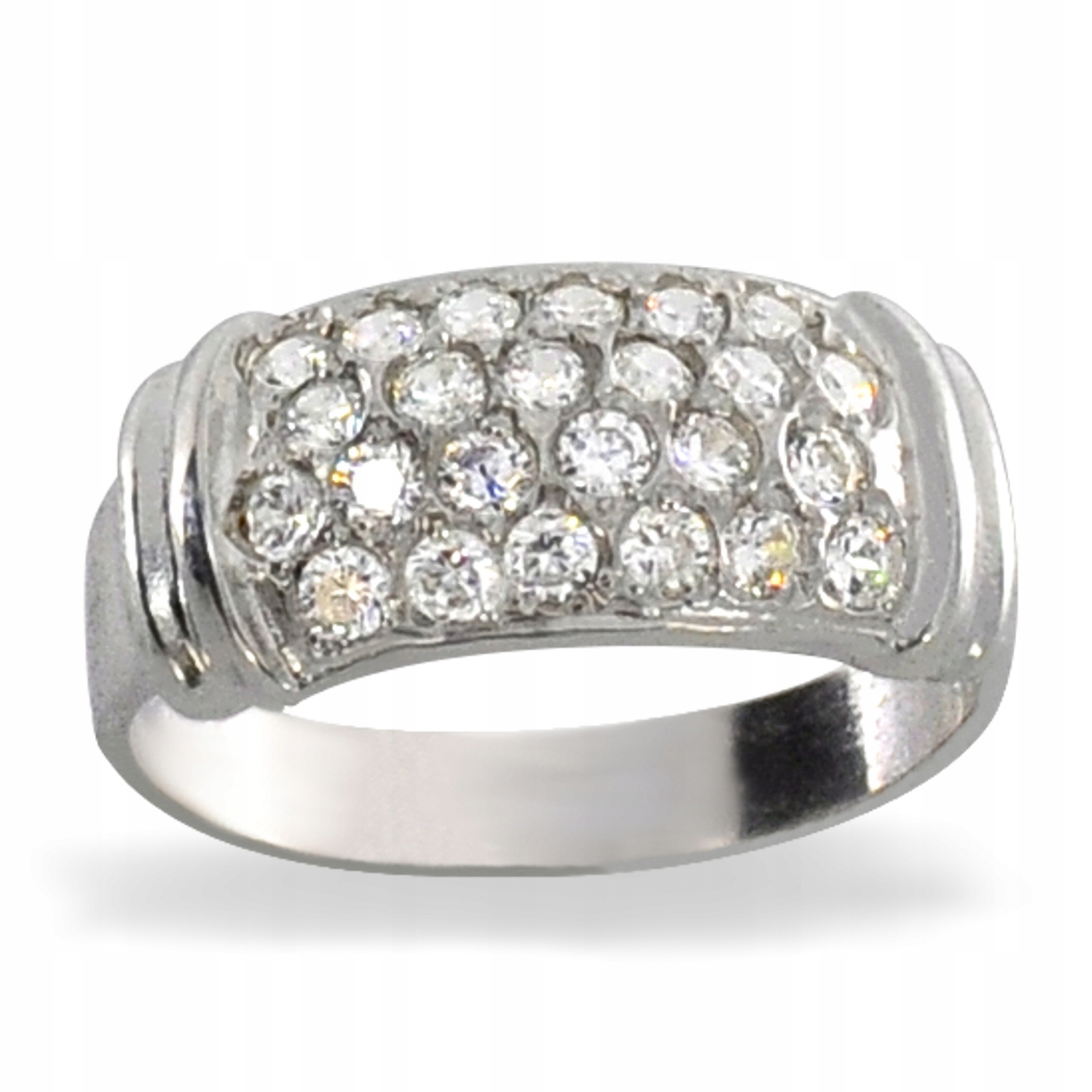 Stříbrný Prstýnek Se Zirkony Ryzost 925