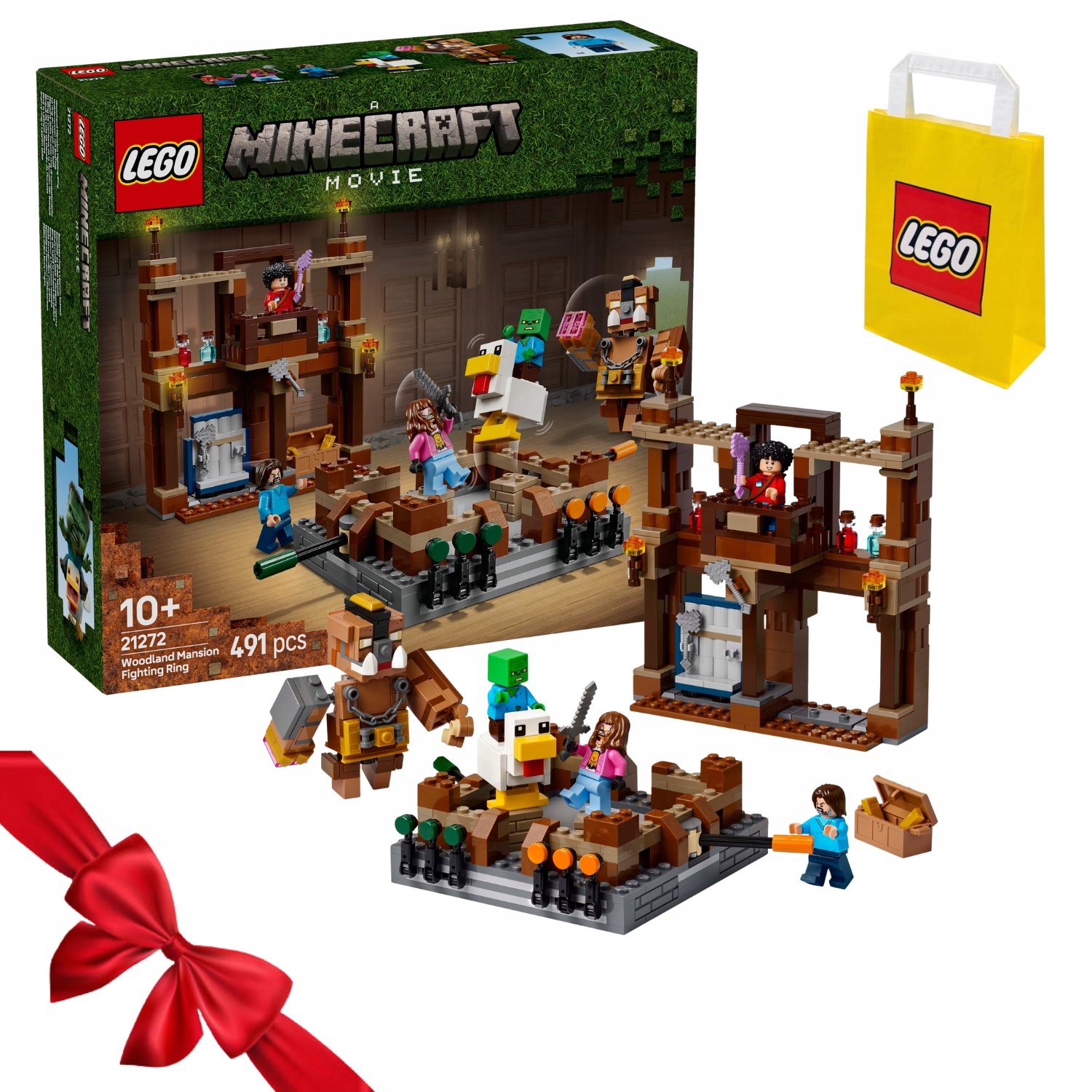 Zestaw Klocków Lego Minecraft Ring W Leśnym Dworze 21272