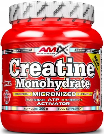 Amix Silný Kreatin Monohydrát Prášku 300 G Na Hmotu