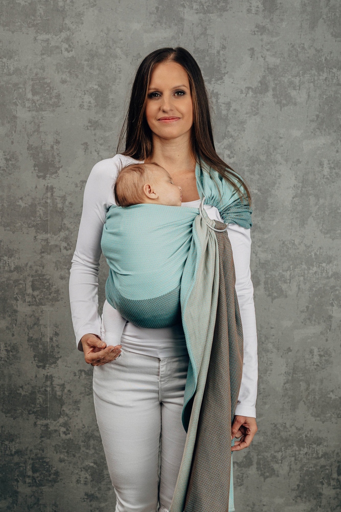 Chusta kółkowa LennyLamb - Mała Jodełka Baby Mint Kod producenta 5907557767774