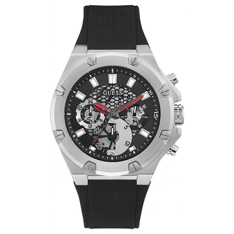 Pánské Hodinky Guess GW0334G1 černý řemínek