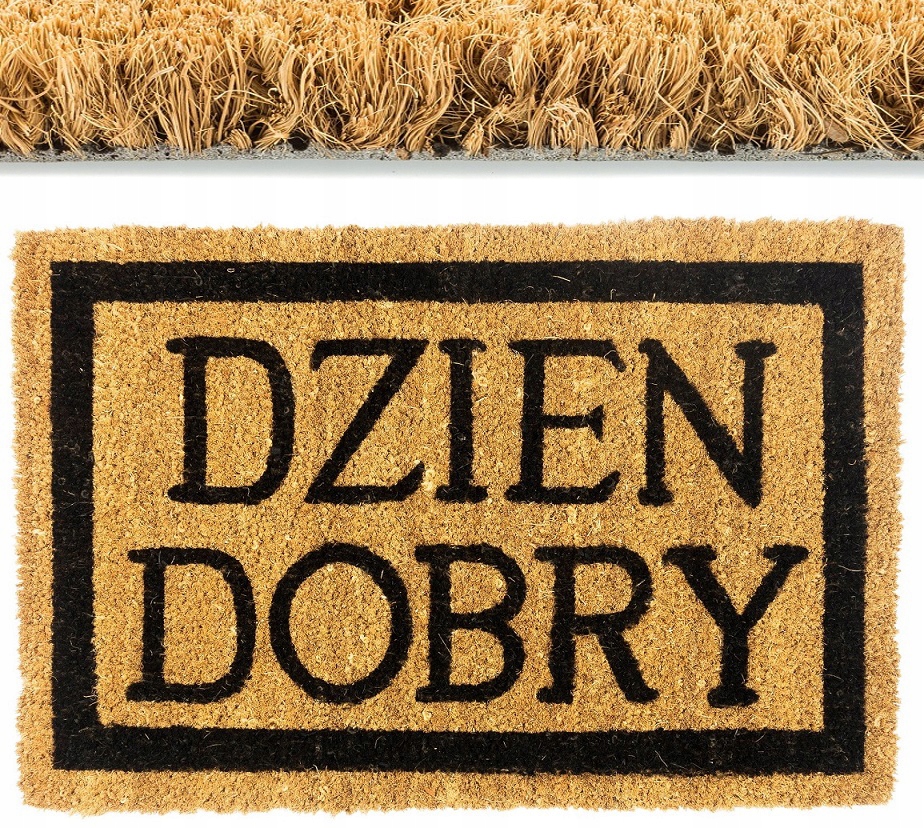 

Wycieraczka Wejściowa Dzień Dobry Powitanie Kokos