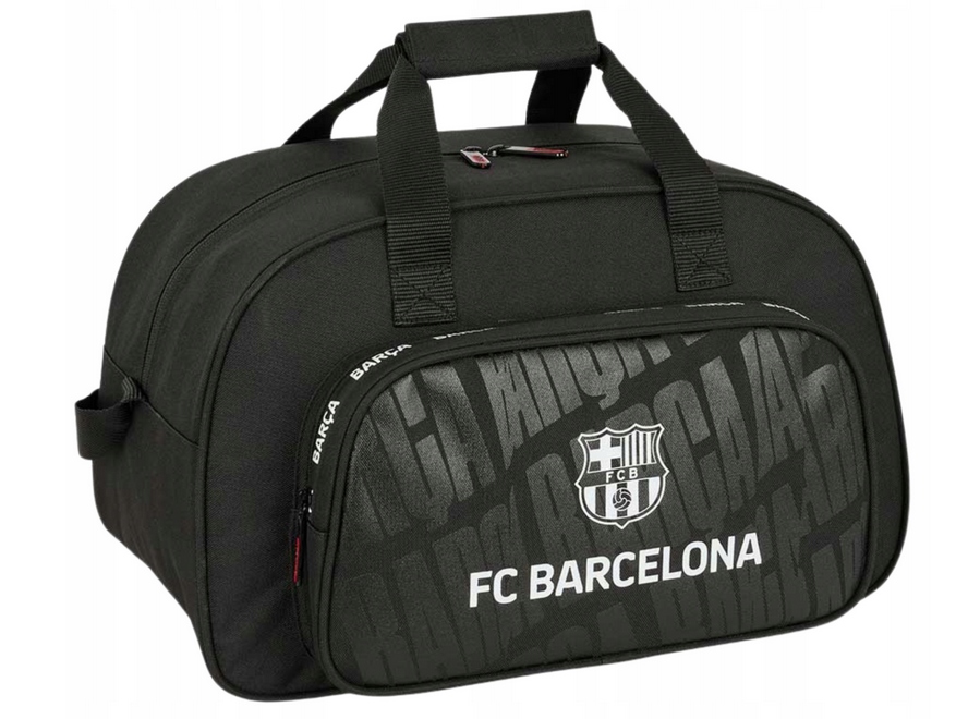 Fc Barcelona Torba Sportowa Treningowa Na Ramie Czarna