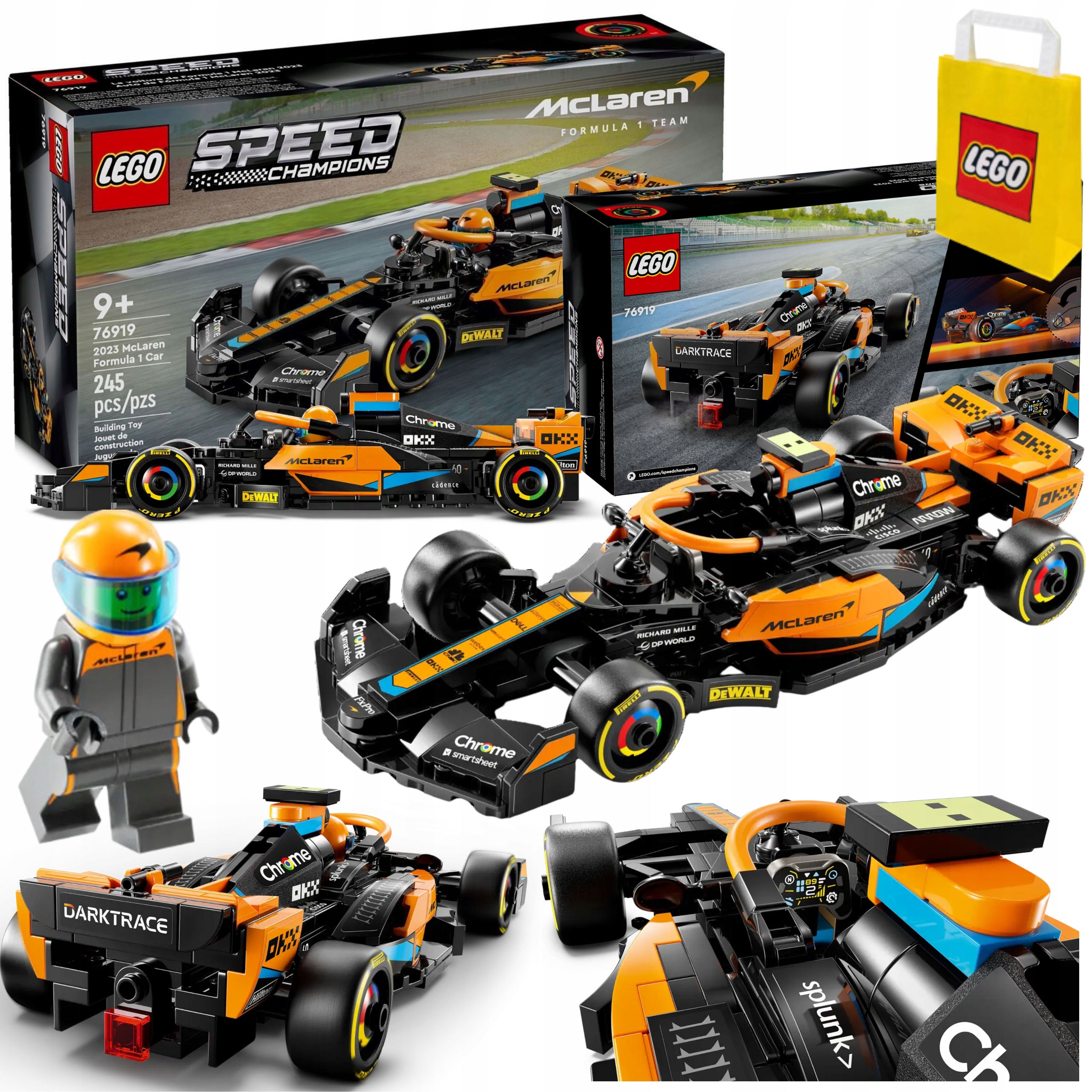 Lego Speed Champions 76919 Závodní auto Mclaren Formule 1 Auto Sport