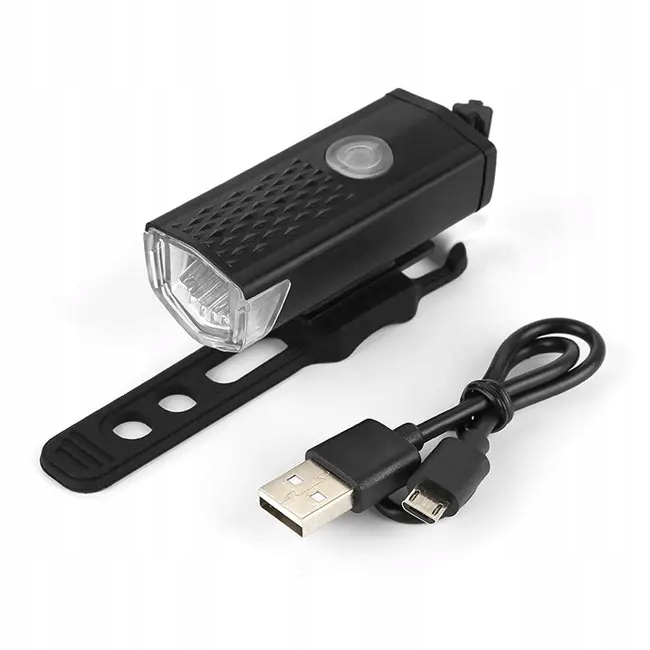 

Lampka Rowerowa Przednia Przód Oświetlenie Usb