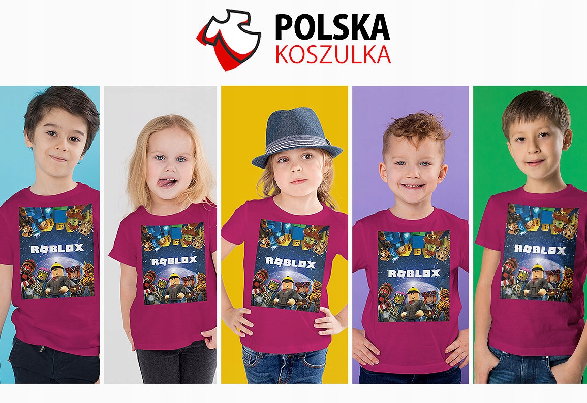 T-SHIRT KOSZULKA DLA DZIECKA ROBLOX 152 SUPER JAKOŚĆ Rodzaj gadżetu filmowy gamingowy książkowy, komiksowy muzyczny