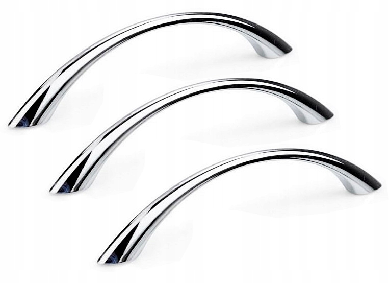 

3x Uchwyt Meblowy Chromowany Do Mebli L-96 Chrom