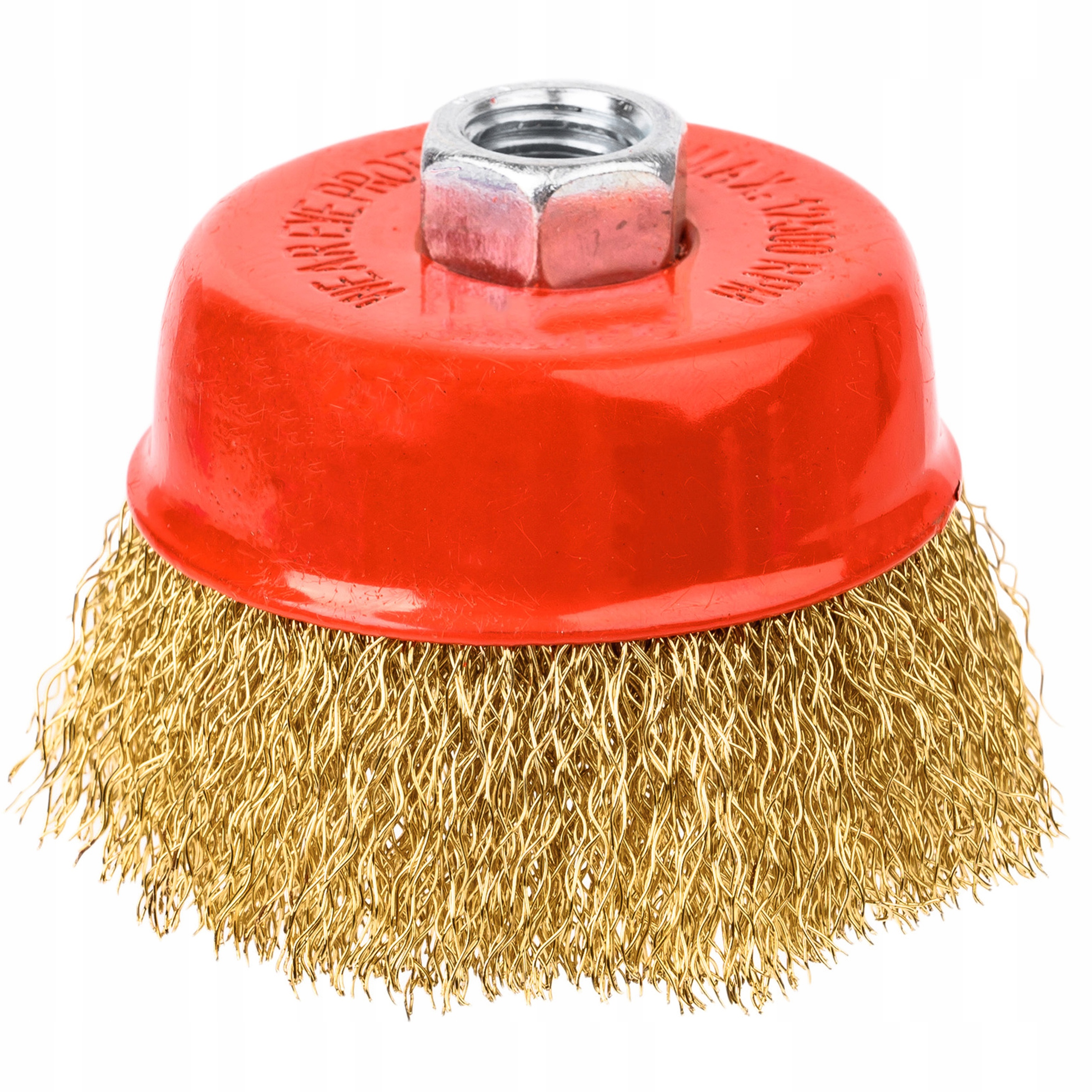 SZCZOTKA DRUCIANA MOSIĄDZOWANA DO SZLIFIERKI KĄTOWEJ CZOŁOWA M14 75mm