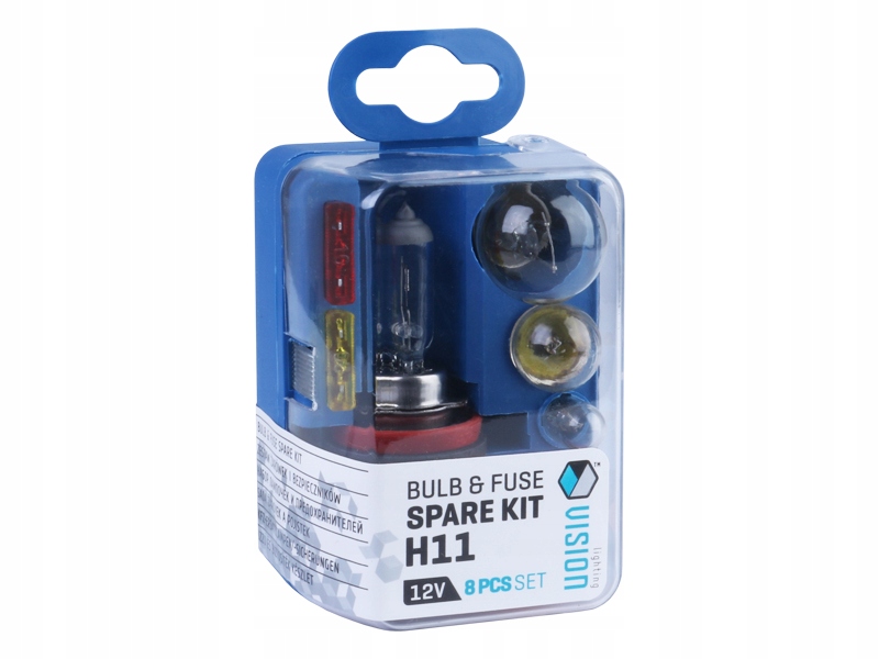 

Zestaw żarówek zasobnik H11 12V 8 elementów