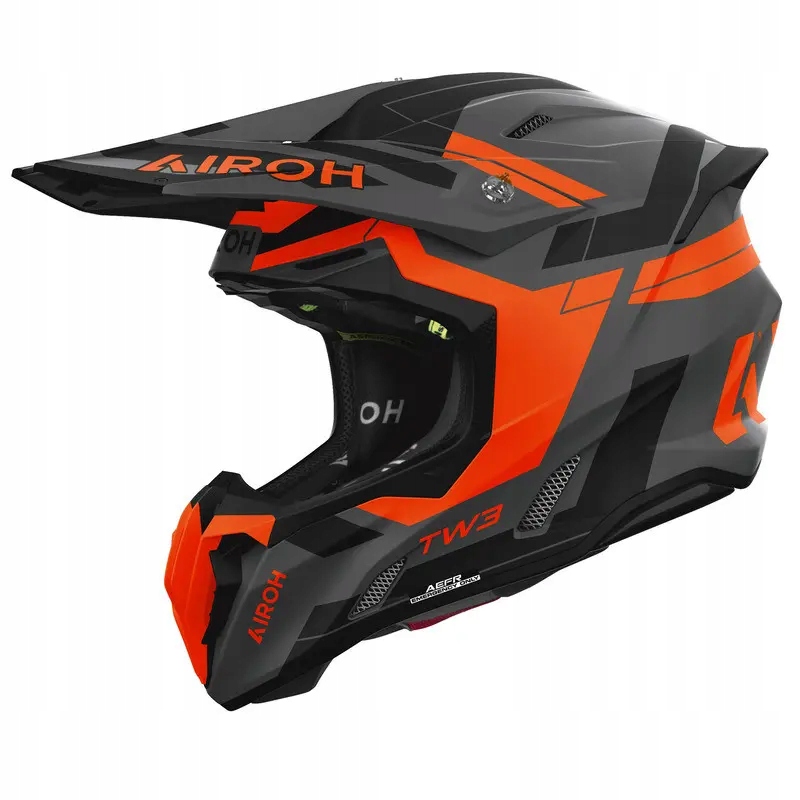Offroadová prilba Cross Enduro Airoh Twist 3 Dynasty Orange Matt M