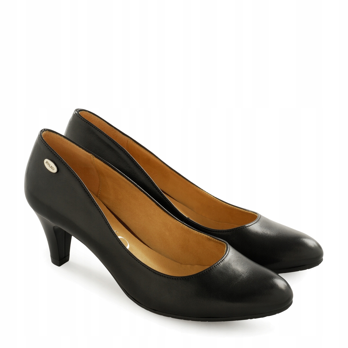 

Ryłko czarne czółenka na obcasie 40