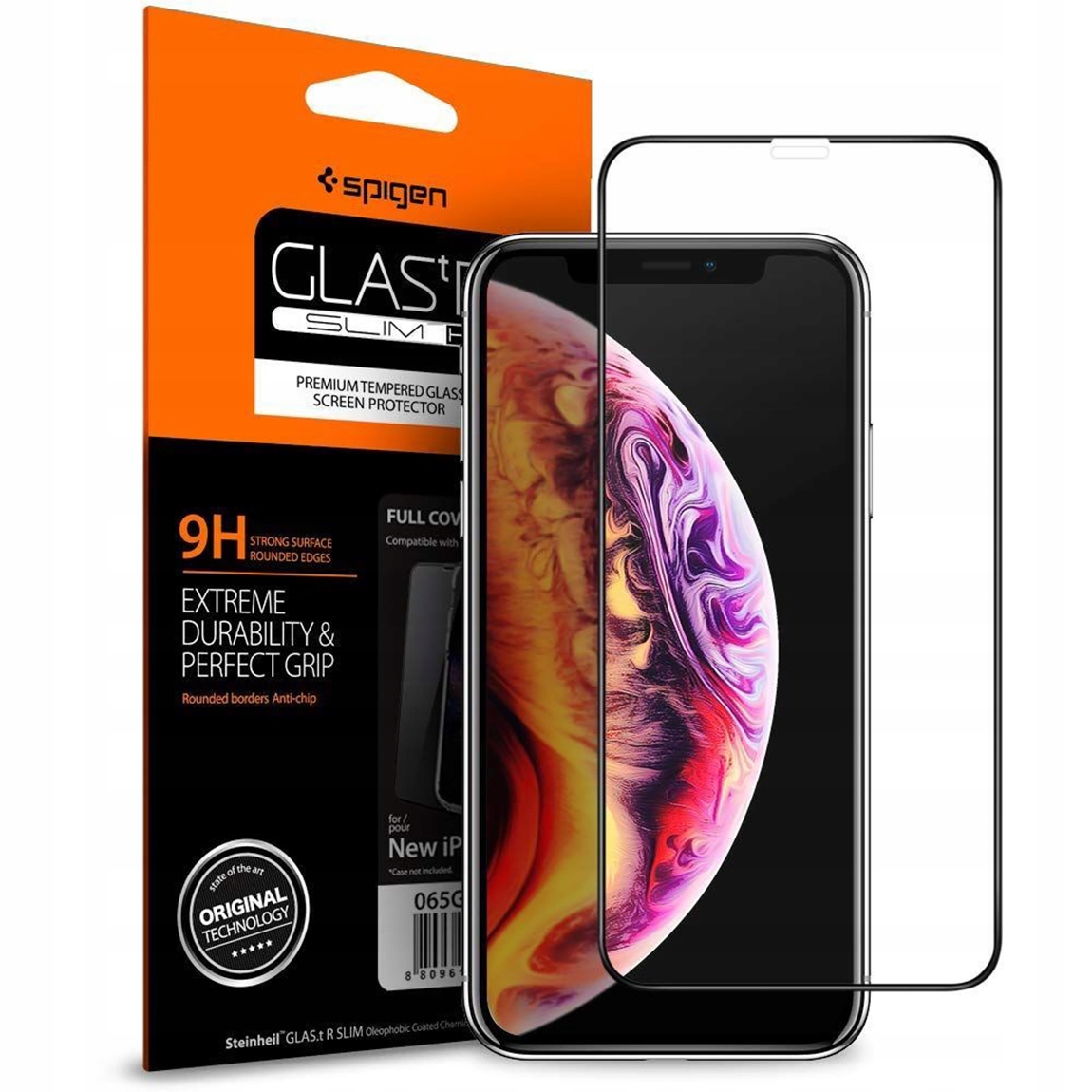 

Szkło hartowane do iPhone 11 Pro/X/XS, Spigen 9H
