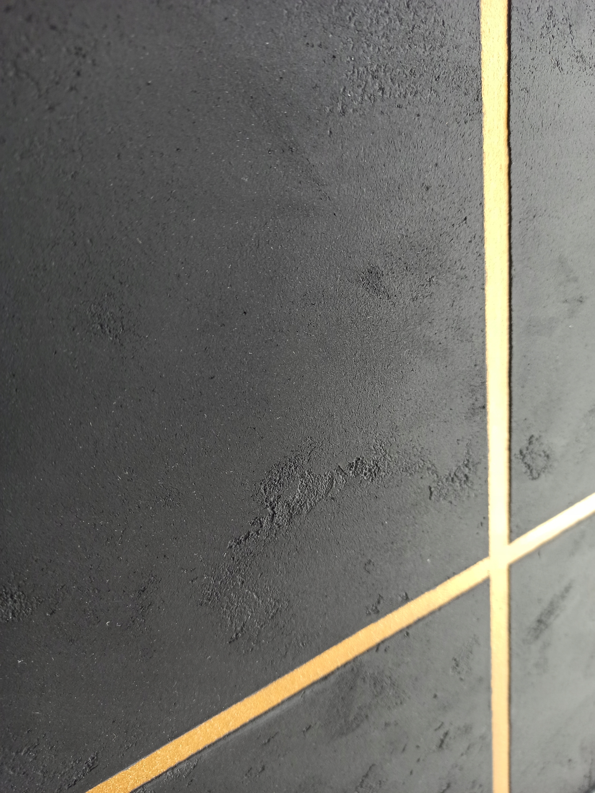 Beton Antracit V Zlaté/strieborné Pásy Sada 10 m2