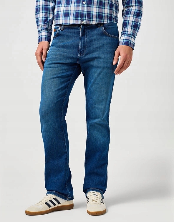 Wrangler Texas Verdant Tone Modré Džíny W31 L32 7AA