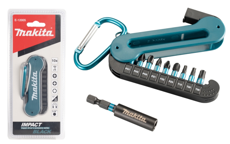 

Makita E-12005 Zestaw Bitów Impact Black 25mm 10sz