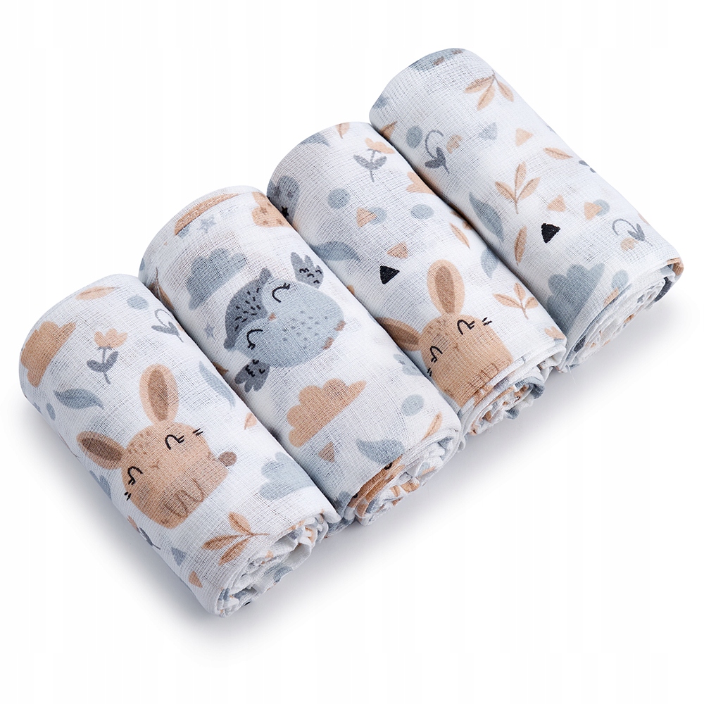 

Babyboom Pieluchy Tetrowe Bawełna 100% Zestaw 4szt