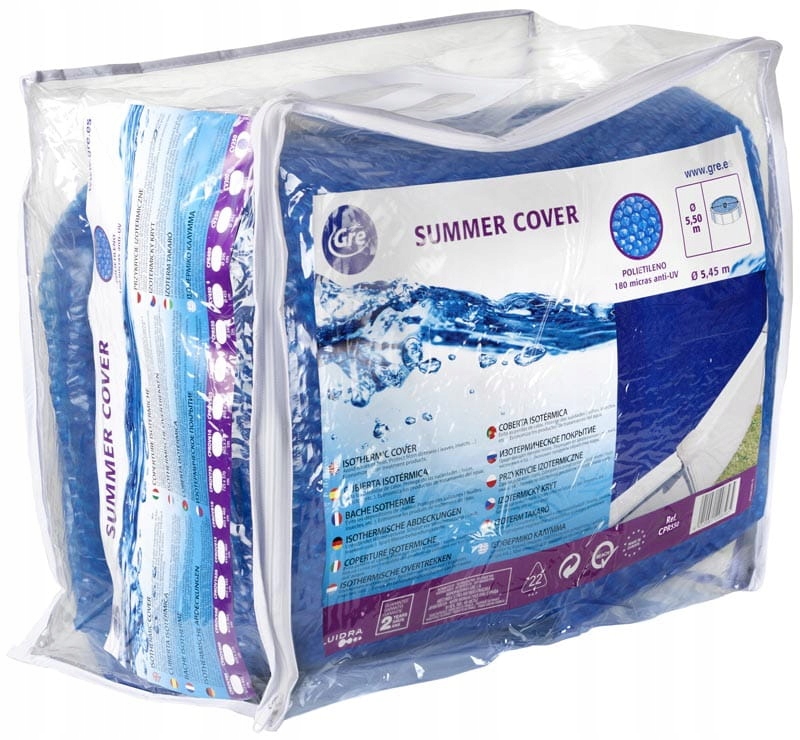 Pokrywa letnia izotermiczna Gre CV350 do basenu 350cm