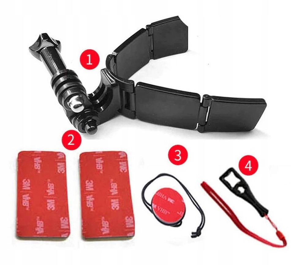 MOCOWANIE DO KASKU UCHWYT NA KASK DO KAMER GOPRO Kod producenta U40N