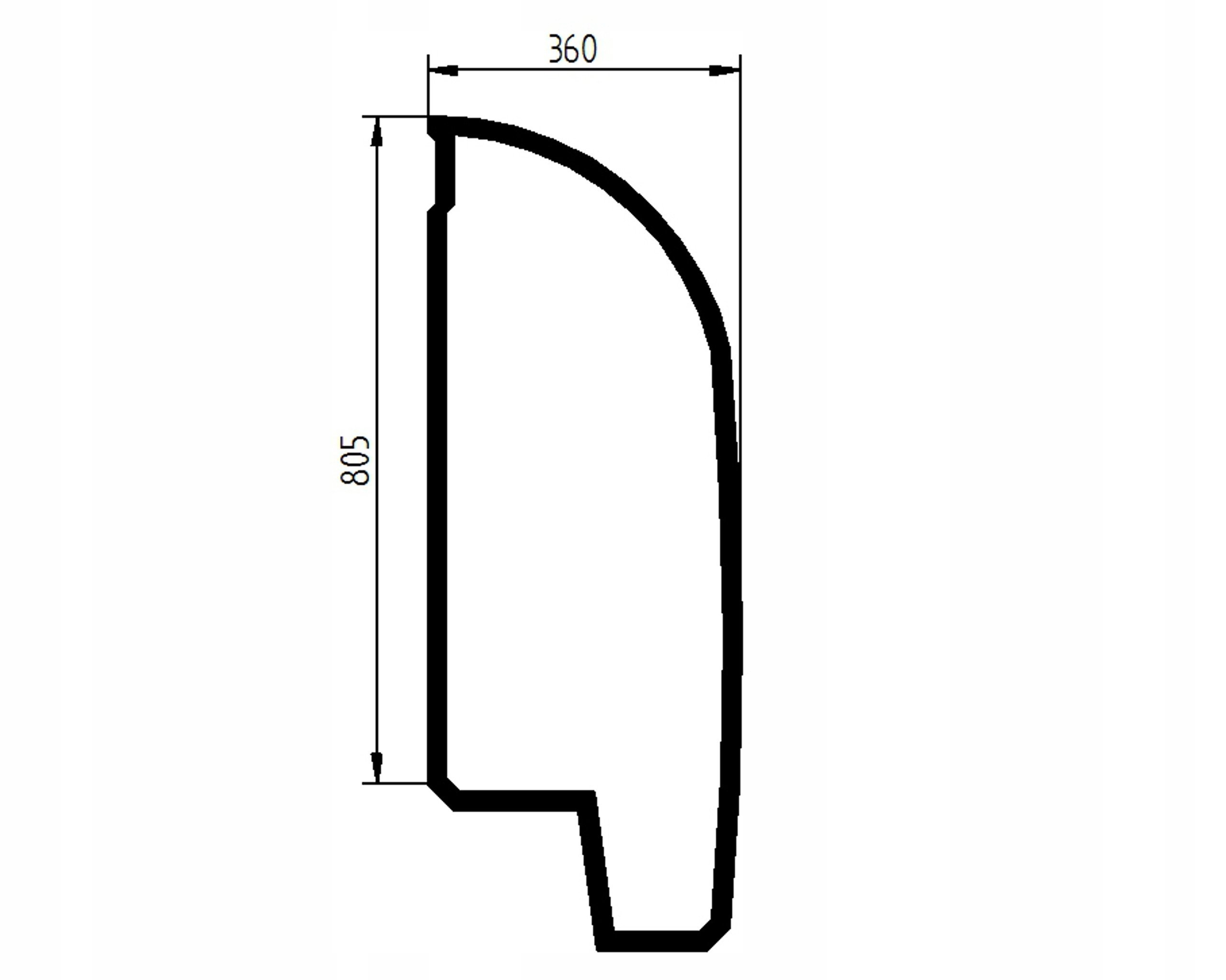 sklo Jcb boční levé 827/80445