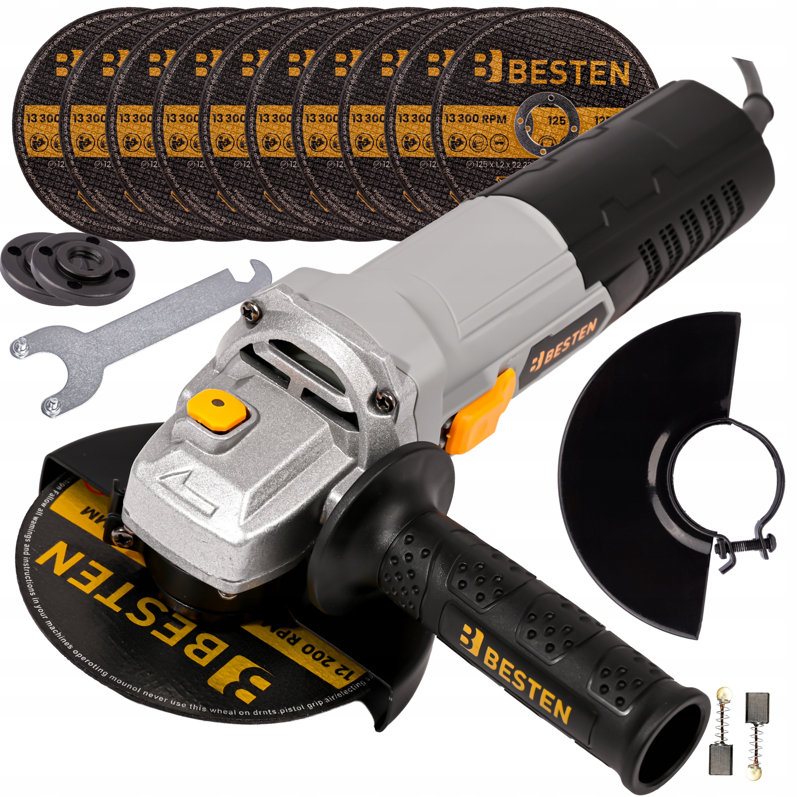 Szlifierka kątowa kątówka Diax 850W 125mm 10x Tarcza Besten mocna