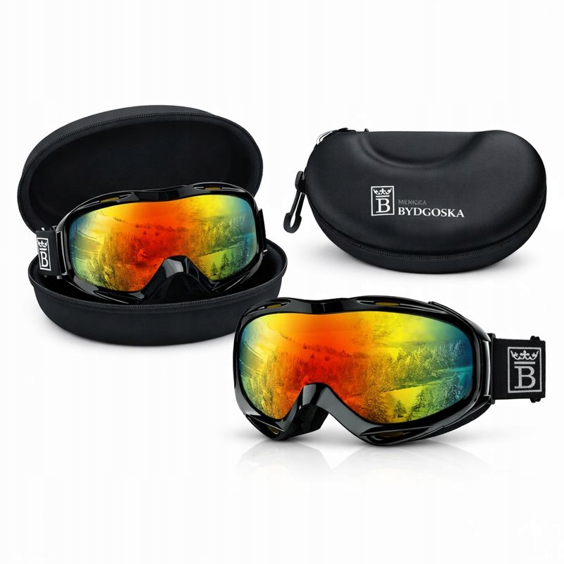 Gogle narciarskie meskie damskie snowboardowe narty deska lustrzane UV400