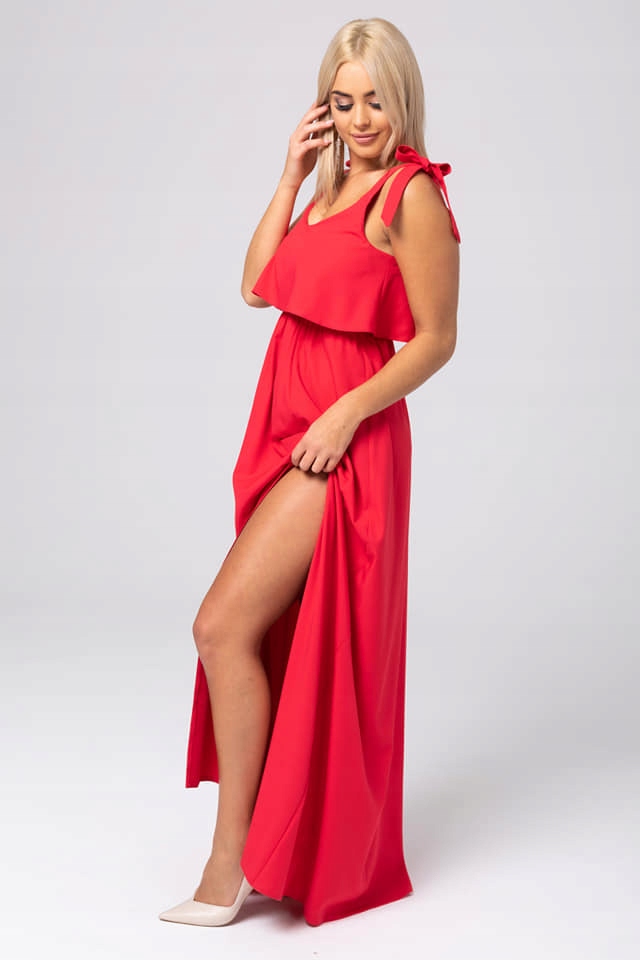 sukienka długamalinowa ciążowa 36 Marka inna